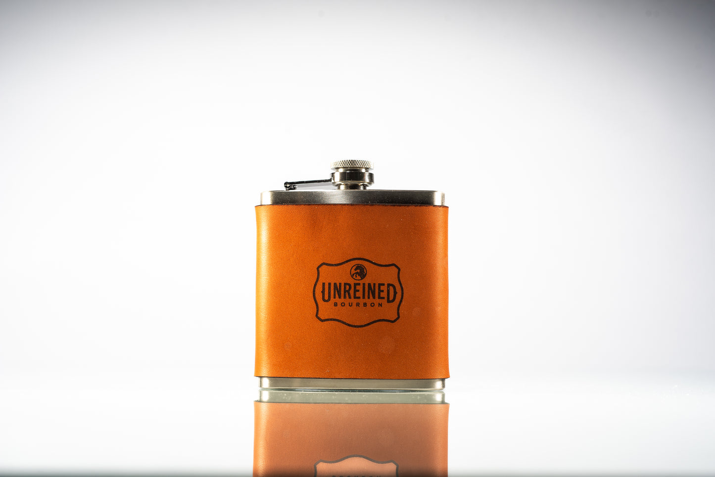 6oz Leather Covered Flask