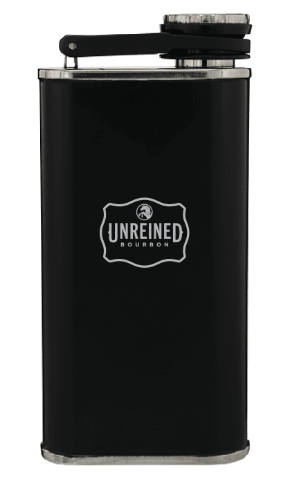 8oz Black Flask